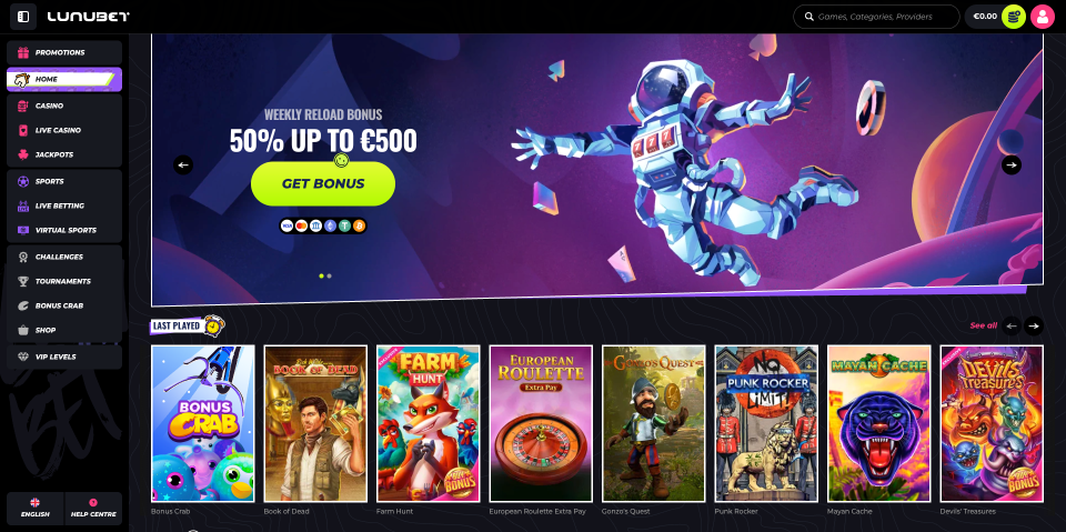 Lunubet casino